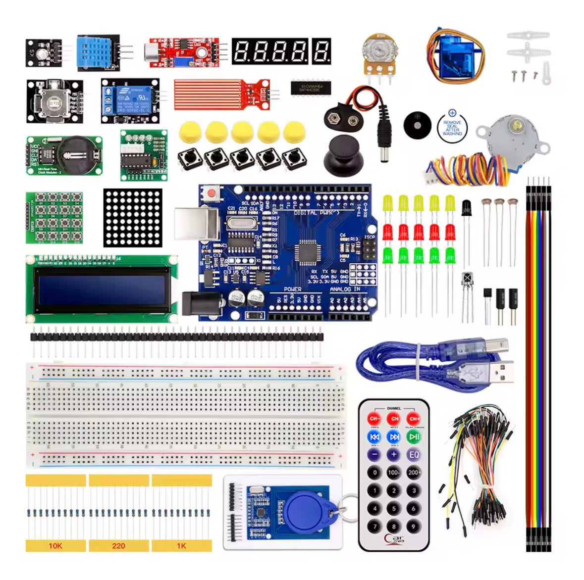 ARDUINO UNO R3 Project Super Starter Kit Compatible with Arduino IDE with Tutorial for Beginner